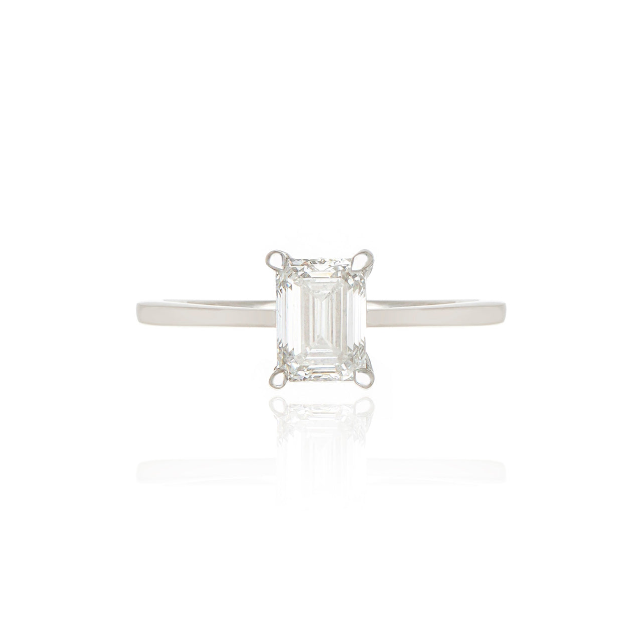 Anel Solitario Esmerald — 1.O2 ct