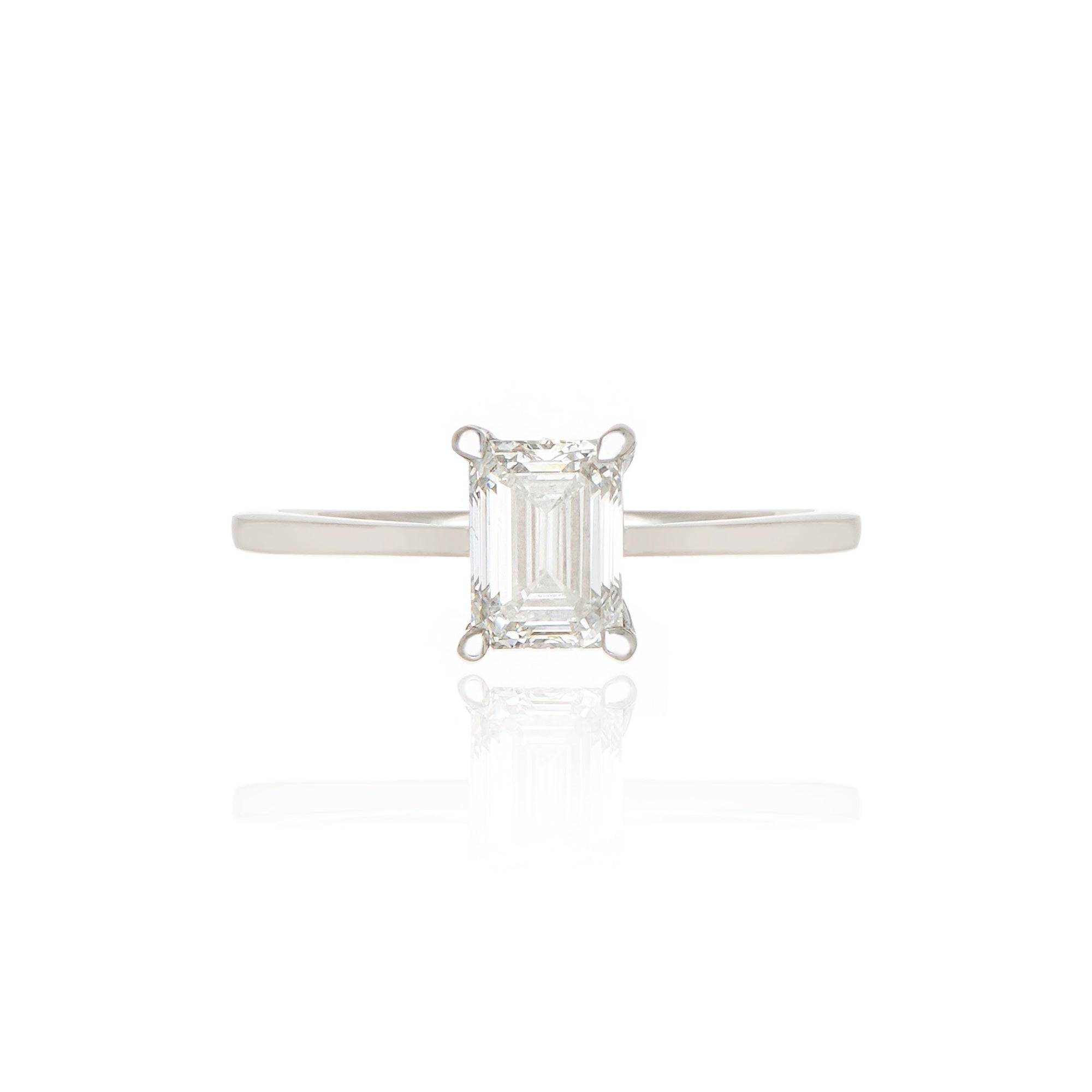 Anel Solitario Esmerald — 1.O2 ct