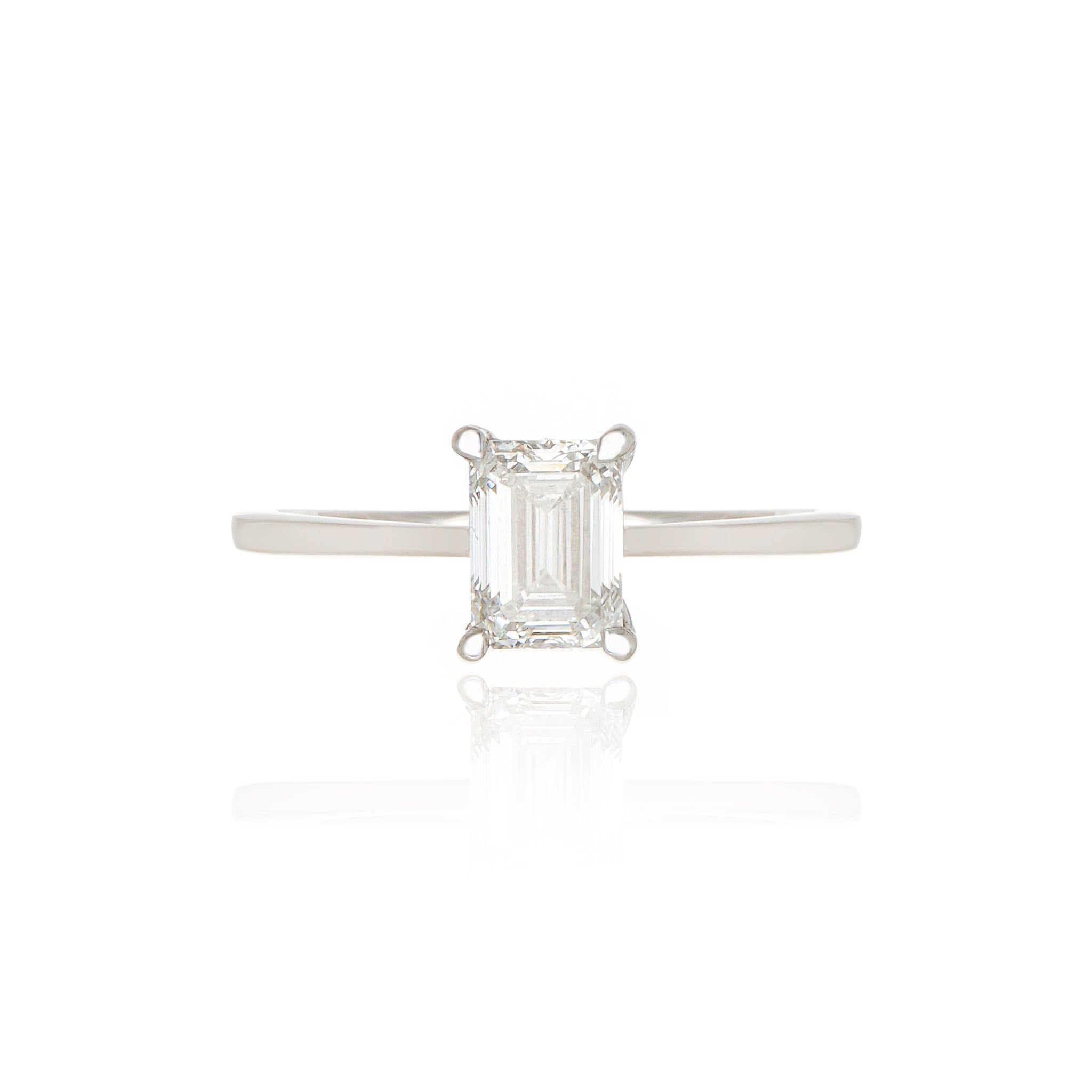 Anel Solitario Esmerald — 1.O2 ct