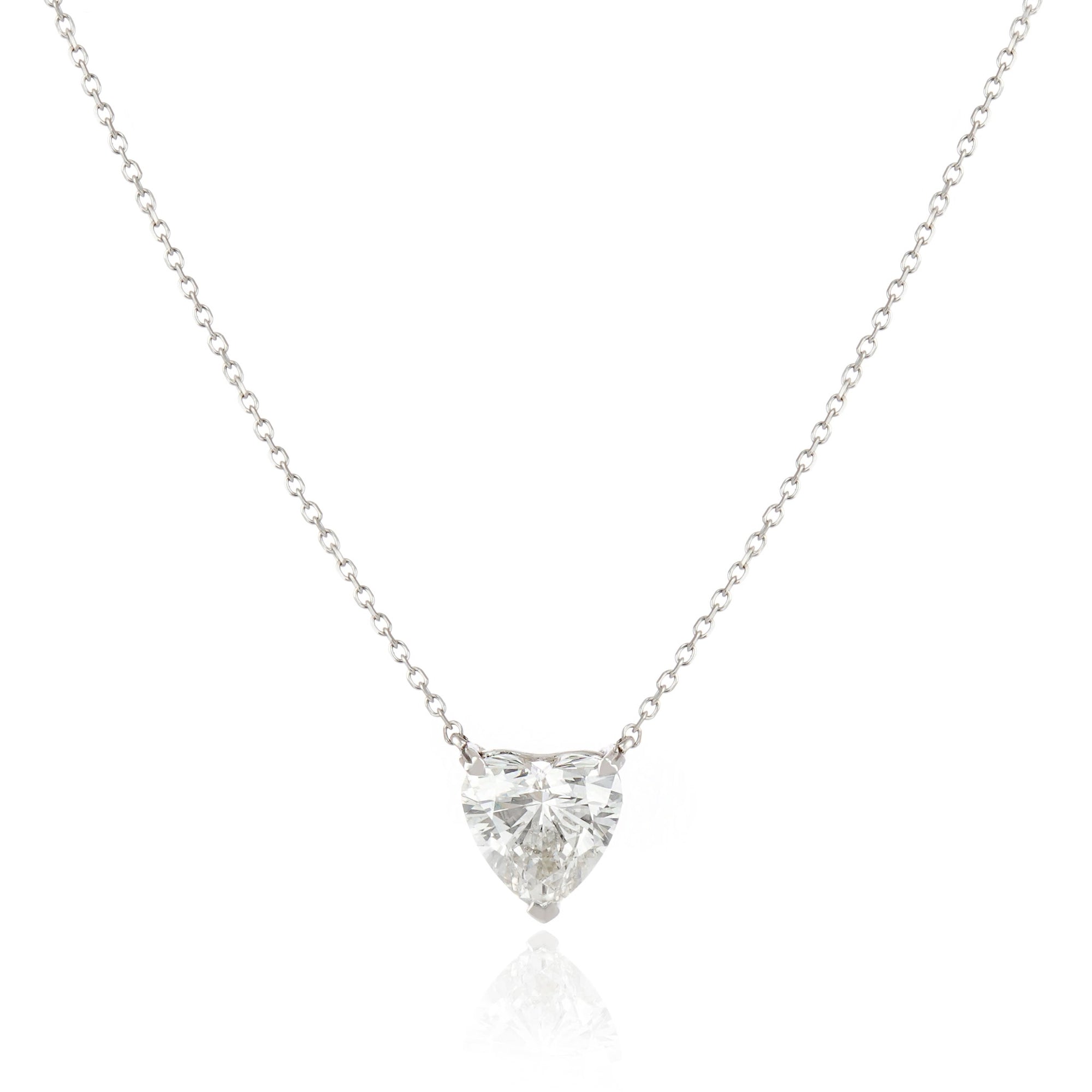 Colar Pingente Pingente coracao — 2.01 ct
