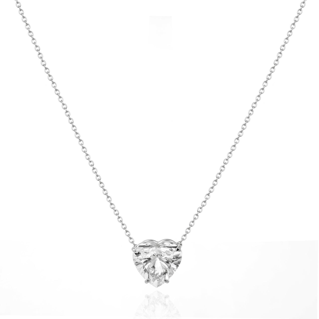Colar Pingente Pingente coracao pequeno — 3.14 ct