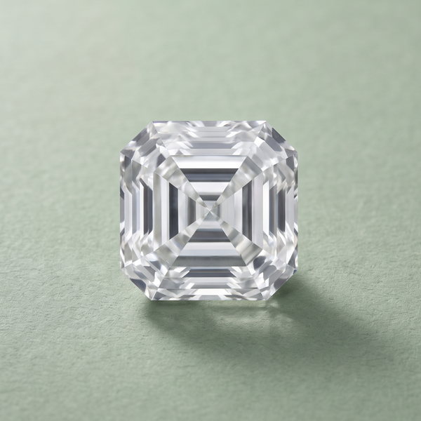 Diamante solto de lapidação Asscher